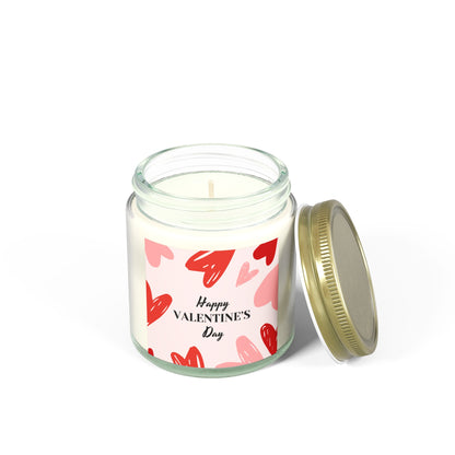 Valentine's Day Scented Candle - Coconut Apricot Wax (4oz, 9oz)