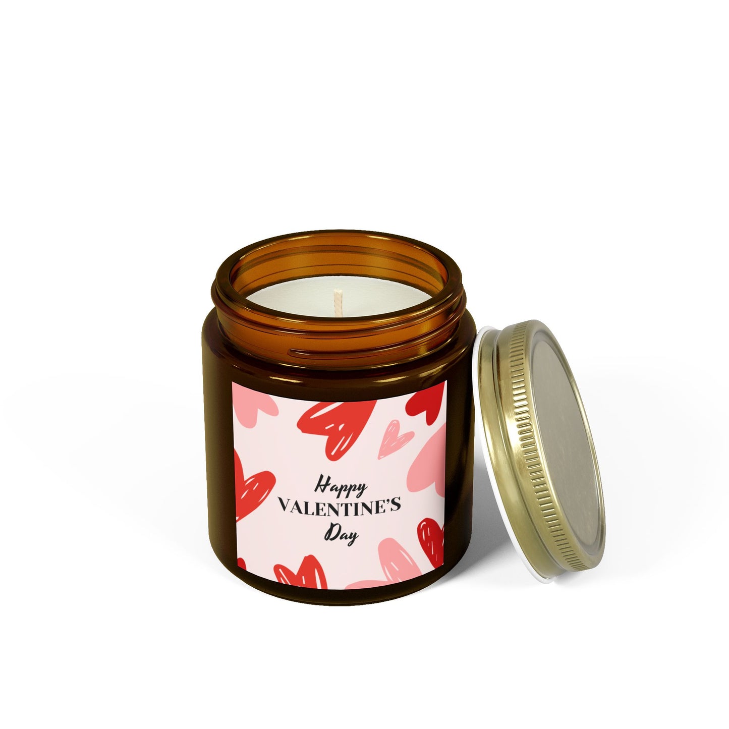 Valentine's Day Scented Candle - Coconut Apricot Wax (4oz, 9oz)